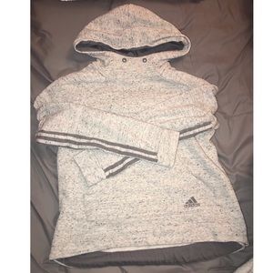 ADIDAS HEATHER GREY HOODIE!!!